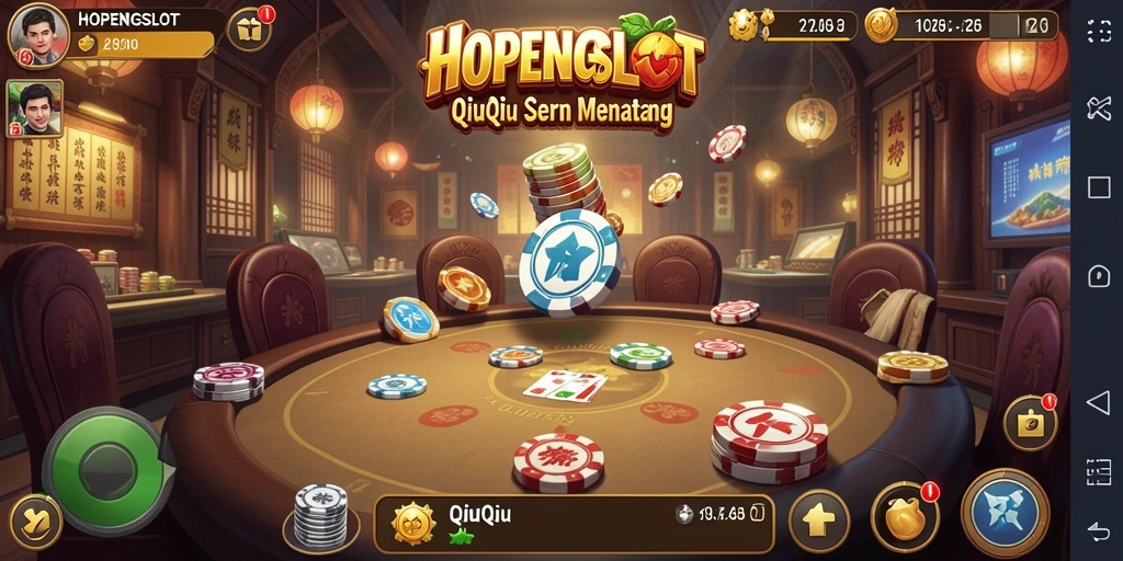 Gameplay seru QiuQiu di HOPENGSLOT dengan fitur menarik.