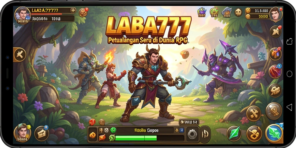 Tampilan gameplay seru LABA777 dalam aksi RPG.