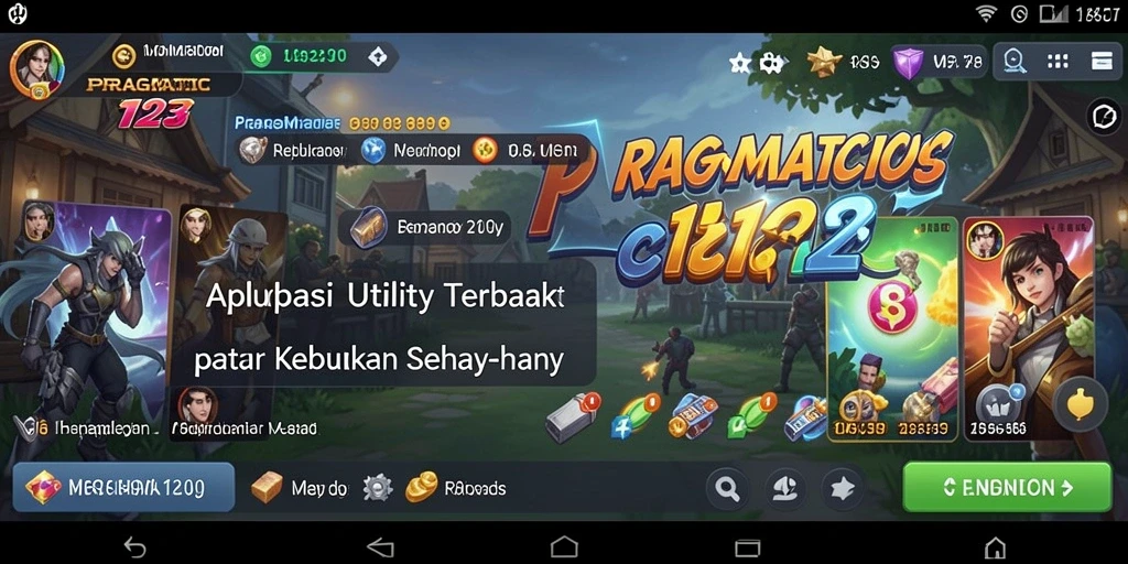 Tampilan antarmuka PRAGMATIC123 yang intuitif dan fungsional.